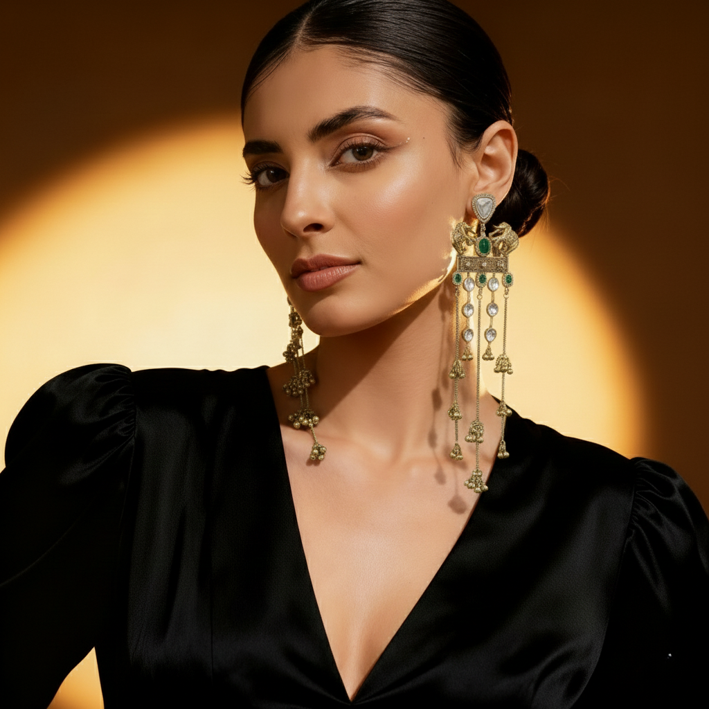 Althea Designer Gold-Tone Earrings