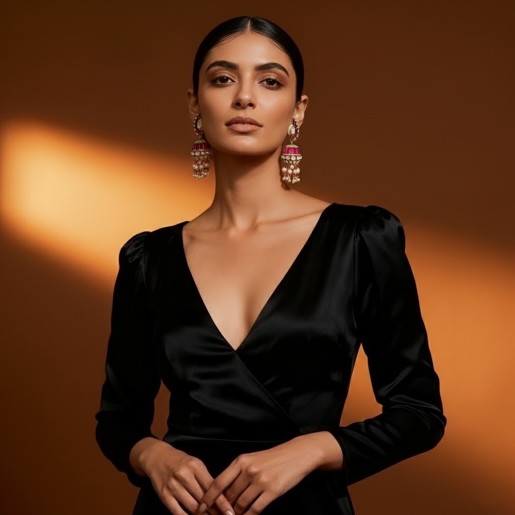 Multicolored Statement Earrings